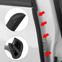 가성비 좋은 자동차 씰 스트립 EPDM B 기둥 소음 방풍 보호 도어 가장자리 Weatherstrip 실란트 액세서리, 01 B Pillar 2Pcs