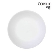 코렐 화이트 무지 원접시 [대], 1개
