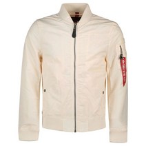 Alpha industries 알파인더스트리 컨스트럭션 MA-1 LW 프로젝트 R 남자 항공점퍼 자켓 - 제트 스트림 화이트