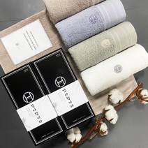 조문답례품 수건 호텔고급수건 코마사 150g 49재 회향 기념품 49제 장례식 타올 조의감사품, 조문띠지, 연회색, 1개