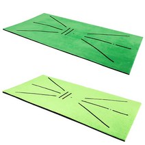 연습용 골프스윙 매트 실내 골프 훈련, A, 1개