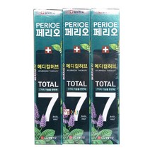LG생활건강 페리오메디컬허브 바질민트 치약 100gx3개