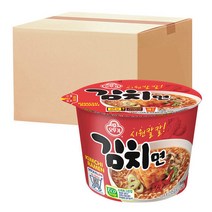 오뚜기 김치면 용기 105G 12개 컵라면 라면 즉석 한끼 간식 밥 라멘 점심 박스 면 종류 가격 차박 음식 여행 야식