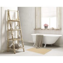 Laura Ashley 양면 크로셰 비즈 욕실 러그 리넨 43.2x61cm/50.8x86.4cm(17x24인치)/50.8x86.4cm(20x3, 17 in x 24 in / 20 in x 34 in, Linen