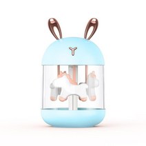 복합식 가습기 청소안해도되는 편백나무 타워형 기화식 미니 완전세척 필터없는 청소편한 샤오미 통세척 홈쇼핑 무필터 따뜻한 밥솥 세척편한 분무량많은 안방 무중력 아기, 조랑말 토끼 귀 파랑