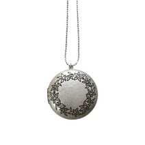 빅 라운드 빈티지 실버 사진목걸이 OVAL LOCKET 03 45 엄마 선물 쥬얼리 십자가 패션 여친 리본