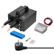 CX4500 마이크로 스폿 용접기 세트 시간 조정 가능 640 1600A 조정 0.25mm 니켈플레이트 EU플러그, eu plug, multicolor, 한개옵션0
