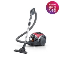 [LG전자] 유선진공청소기 싸이킹 K8 코너팍팍 K83RG [보헤미안레드]
