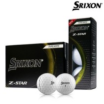 스릭슨 신형 지스타8 Z-STAR8 3피스 우레탄 골프공 6구, Z-STAR8 3피스 골프공 화이트 6구