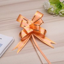 웨딩카 꾸미기 인테리어 소품 크리스마스 선물 포장 활 트리 리본 새해 Navidad 장식 홈 웨딩 자동차 공예 20 개, [06] XXL, [06] Orange
