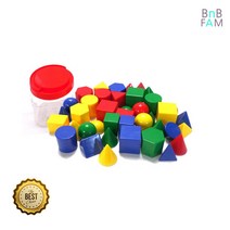 수학시간 입체 도형 원기둥 삼각뿔 교구 40p 3d도형 사고력학습 모형 실습