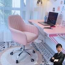 미용의자 벨벳 병원 간이 식탁 스툴 피부샵 미용실 화장대 회의실 회전 바퀴 보조 마카롱 의자, 스틸, 1번