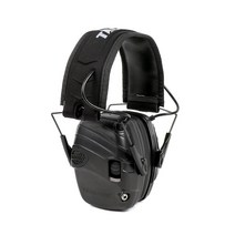 TACBAND 하드 EVA 케이스가 있는 사격 귀 보호 - 로우 프로파일 컴팩트 소음 감소 귀마개 NRR 24dB 사격 및 사냥용 - 사격장을 위한 청력 보호
