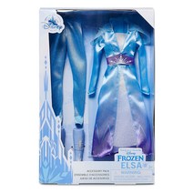 디즈니 스토어 겨울왕국2 엘사 클래식돌 드레스 세트 의상팩 악세사리팩