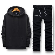 블루포스 남여공용 렙시드 후드티 트레이닝 세트 베이직핏 남자 긴팔티셔츠 커플 운동복 츄리닝세트