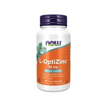 나우푸드 Now Foods L-OptiZinc L-옵틱징크 30 mg 베지캡슐 100개입, 1개, 100정