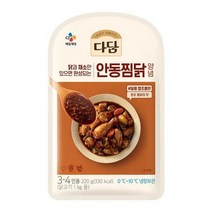 CJ 다담 안동찜닭 양념 220g 요리양념 반찬양념 레시피 요리비결 만능양념장, 2개