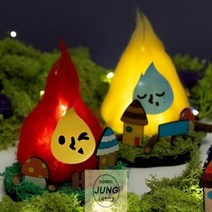 초등학생 만들기 키트 유아 어르신프로그램 MDF 모닥불, 노란불꽃