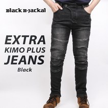 [바이크마트]블랙비자칼 엑스트라 기모 플러스 오토바이 라이딩진 /블랙/골반 무릎 보호대, 32, 블랙