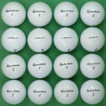 테일러메이드 버너LDP 로스트골프공 A 2피스 로스트볼 16구 화이트