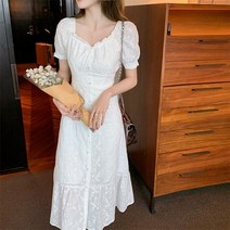 루나걸 아리스 자수 원피스