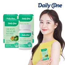 데일리원 전소민 더블 슬림핏 가르시니아 녹차 카테킨 900mg 90정, 3통