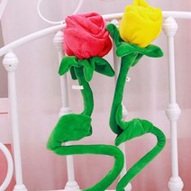 장미 꽃 인형 꽃다발 어린이 유치원 입학 졸업 학예회 선물, 장미꽃-퍼플