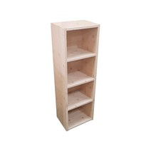 제이드 가구 두께 2.4cm 공간박스 2단 3단 4단 수납장 국산 우수한자재 낮은 책장 책꽂이, 혼합색상