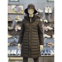 K2 여성용 BOOST 퀼팅 구스 롱다운 블랙 KWU22586