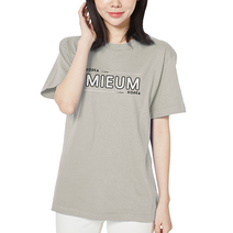 아이엠스톡 110~3XL 실타래 한글 반팔티 남녀공용 실버그레이