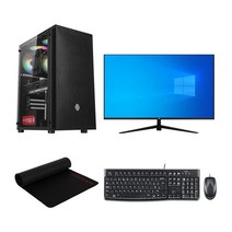 사무용 조립 PC 컴퓨터 세트 업무용 인강용 가정용 데스크탑 본체 + 24인치 모니터, 8번 사무용 G6400 본체만