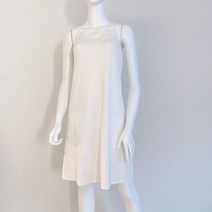 화이트 모달 슬립 원피스