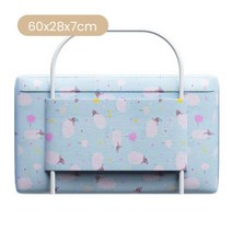 어린이용품 유아 침대안전가드 침대낙상방지 신생아 울라티 낙하방지, Blue 무늬-60cm