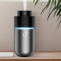 태비 USB 차량용 휴대용 캠핑 감성 LED 조명 무드등 무소음 저소음 직장인 사무실 학생용 책상 전자파 없는 미세 분무 초음파 탁상용 선물 미니 가습기 소품, 태비미니가습기