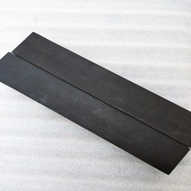 자광단오목 흑단목 음핑고 흑단 나무 재료 보드 특수 목재 아프리카 각재 사포 왁스, 30 3 1과 16 3 0.3cm 2개개