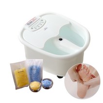 풋조아 두한족열 메디풋-소금입욕제 증정/ 저주파 족욕기 근육 발마사지기 사해소금 무선충전식 족탕기, 1개