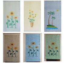 PP그림 자동문발 PP지사발 PP블라인드 수직기 직조 위빙발 해바라기 그림발 방수블라인드 가리개커튼