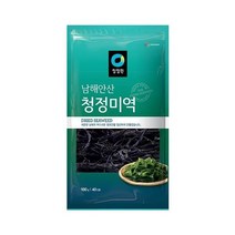 청정원 맛있는밑반찬 남해안산 청정 미역 40인분 맛있는 돌답례품 냉국 100g 간단한요리 간편식, 38개