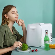 자동차 화장품 모유 소형 냉장고 신선 기숙사 저소음, K1010L 티몰 지니 에디션옐로우가정용