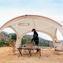 거실형텐트 투룸 대형 6인 7인 장밥 쉘터 전실, 카키색