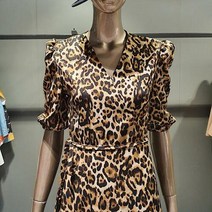 제시뉴욕 레오파드 랩 원피스 BCM5PNOP834S