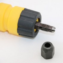 우드카빙키트 7개/대 전기 끌 조각 도구 나무 기계 목공 치즐, 01 yellow