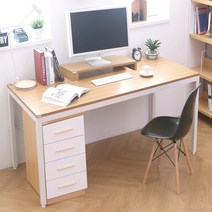 다가구 프래그마 1800 x 600 컴퓨터책상, 지브라 상판+아이보리 프레임