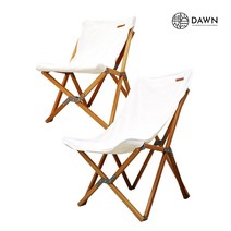 던 감성 우드 캠핑 의자 원목 접이식 체어, 우드중형