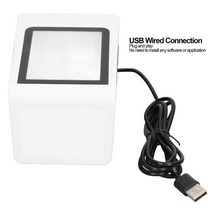 바코드 스캐너 USB 유선 자동 QR 리더 음성 안내 POS 매장 컴퓨터용