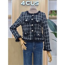 [W몰 4CUS(포커스)] FF1H7JK00877 코코 트위드 자켓