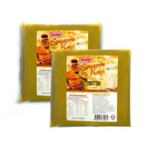 Cafe fruir 싱가포르 프리미엄 카야잼 2kg 코코넛그린 1kg x 2팩, 2개 (1kg x 2ea)