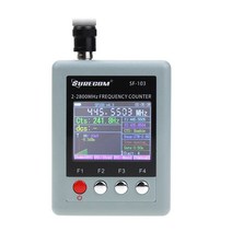 주파수 카운터 SURECOM sf 103 휴대용 워키 토키 측정기 2Gen 2MHz 2.8GHz SF103 DMR 아날로그 양방향 라디오, 기본