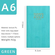 이쁜 다이어리 2023캘린더Agenda 2023 노트북 A6 주간 플래너 Planificador Mensual Office 365 일 일정 일, 04 Agendas_01 A6