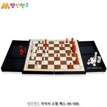 명인랜드 자석식 소형 체스 (M-100) (ITO)문구용품 장난감 문구도매 학습준비물 만들기용품 DIY용품 공예 완구, 본상품